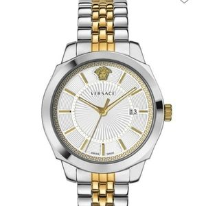**SOLD**Brand New Authentic two tone Versace Stainless Steel Bracelet Watch